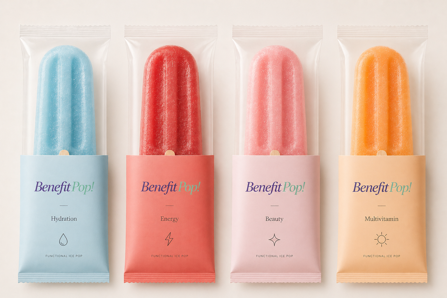 BenefitPop functional ice pops